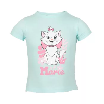   Disney Marie cica Flower gyerek rövid póló, felső 2 - 8 év / 92 - 128 cm