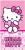 Hello Kitty Pinky Heart fürdőlepedő, strand törölköző 70x140 cm (Fast Dry)