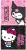 Hello Kitty Magic Duo fürdőlepedő, strand törölköző 70x140 cm (Fast Dry)