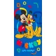 Disney Mickey Pluto Joy fürdőlepedő, strand törölköző 70x140 cm (Fast Dry)
