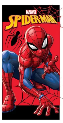 Pókember Power Pose fürdőlepedő, strand törölköző 70x140 cm (Fast Dry)