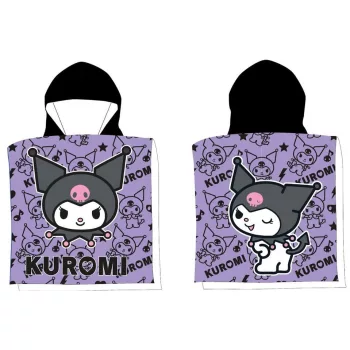   Hello Kitty Kuromi Chaos strand törölköző poncsó 50x100 cm (Fast Dry)