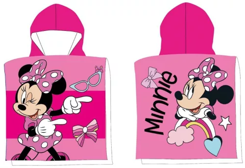 Disney Minnie Fashion Fun strand törölköző poncsó 50x100 cm (Fast Dry)