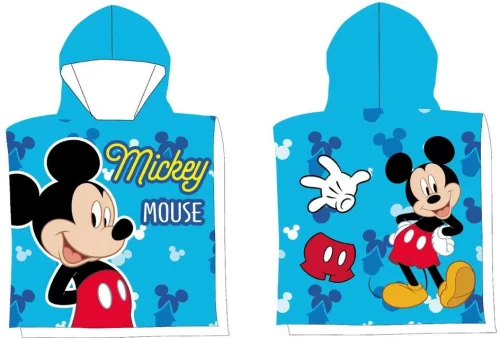 Disney Mickey Play Splash strand törölköző poncsó 50x100 cm (Fast Dry)