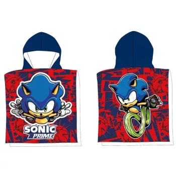   Sonic a sündisznó Velocity Mode strand törölköző poncsó 50x100 cm (Fast Dry)