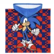 Sonic a sündisznó Velocity Mode strand törölköző poncsó 50x100 cm (Fast Dry)
