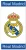Real Madrid Classic fürdőlepedő, strand törölköző 70x140 cm (Fast Dry)