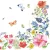 Virág Blossom Border szalvéta 20 db-os 33x33 cm