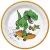 Dinoszaurusz Crazy papírtányér 8 db-os 18 cm