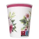 Rózsa Twigs with Leaves papír pohár 8 db-os 250 ml