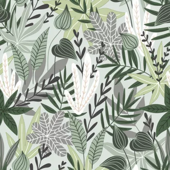 Virág Green Leaves szalvéta 20 db-os 33x33 cm