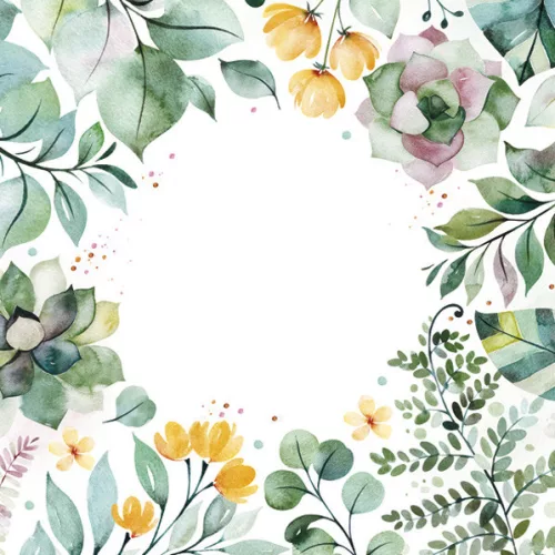 Virág Floral Frame szalvéta 20 db-os 33x33 cm