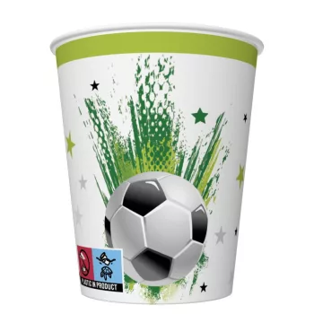 Focis With Stars papír pohár 8 db-os 250 ml