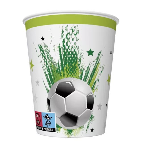 Focis With Stars papír pohár 8 db-os 250 ml