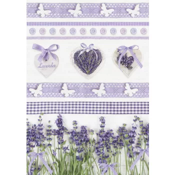 Levendula Butterfly Purple A/4 gumis mappa