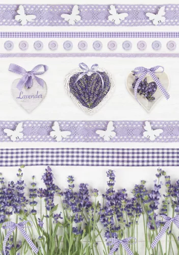 Levendula Butterfly Purple A/4 gumis mappa