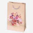Virág Bouquets papír ajándéktasak, ajándékzacskó 16x24x7 cm