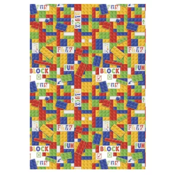 Lego mintázatú Block Fun A/4 gumis mappa