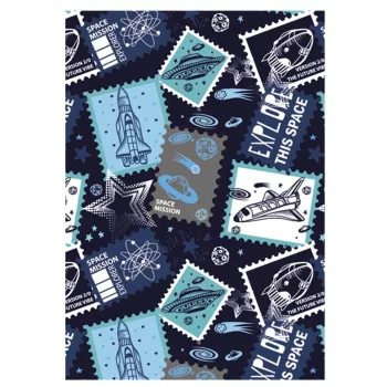Űr Stamp A/4 gumis mappa