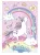 Unikornis Rainbow A/4 gumis mappa