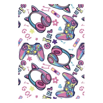 Gamer Girl A/4 gumis mappa