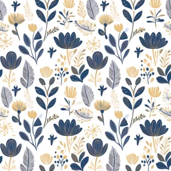 Virág Scandinavian Floral szalvéta 20 db-os 33x33 cm