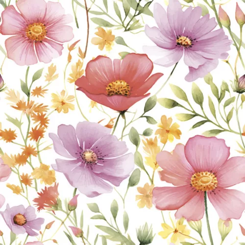 Virág Romantic Meadow szalvéta 20 db-os 33x33 cm