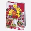 Virág Bouquet papír ajándéktasak, ajándékzacskó 23x32x11 cm