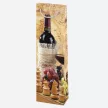 Színes Bottles papír italtáska 12x40x9 cm