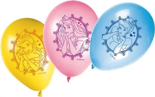 Disney Hercegnők Live Your Story Cute léggömb, lufi 8 db-os