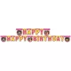 Mása és a medve Forest Happy Birthday felirat 200 cm