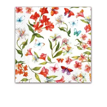 Virágos Happy Nature szalvéta 20 db-os 33x33 cm