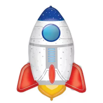 Rakéta Space fólia lufi 77 cm