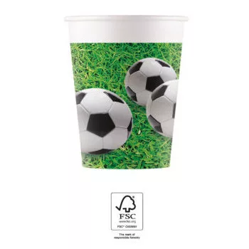 Focis Soccer Field papír pohár 8 db-os 200 ml FSC