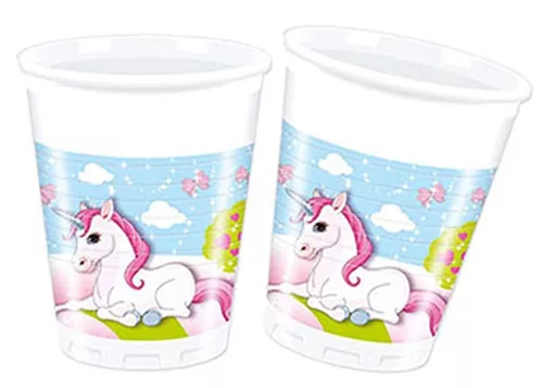 Unikornis Castle műanyag pohár 8 db-os 200 ml