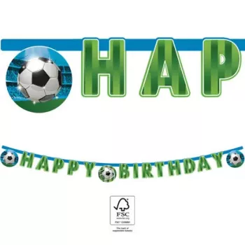 Focis Soccer Fans Happy Birthday felirat FSC 2 m