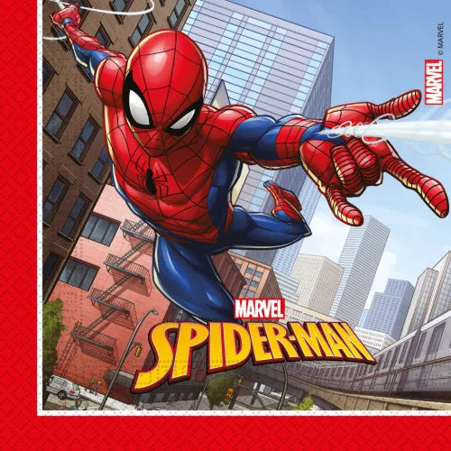 Pókember Crime Fighter szalvéta 20 db-os 33x33 cm FSC