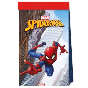 Pókember Crime Fighter papírzacskó 4 db-os FSC