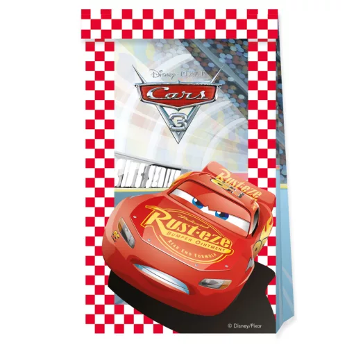 Disney Verdák Arena Race papírzacskó 4 db-os FSC