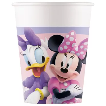 Disney Minnie Junior Cute papír pohár 8 db-os 200 ml FSC