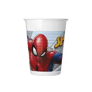 Pókember Crime Fighter műanyag pohár 8 db-os 200 ml