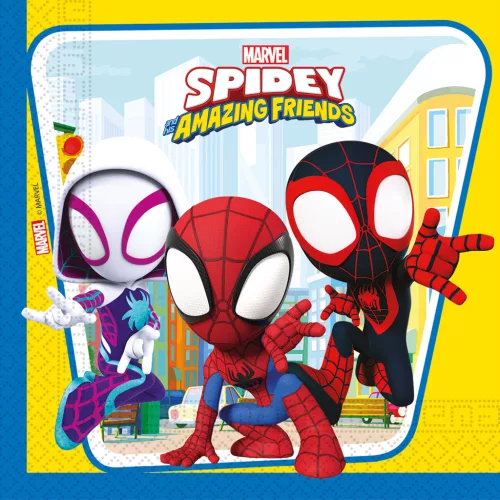 Pókember Spidey szalvéta 20 db-os 33x33 cm FSC