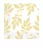 Levél Orange Leaves szalvéta 20 db-os 33x33 cm