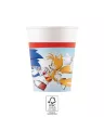 Sonic a sündisznó Sega papír pohár 8 db-os 200 ml FSC