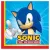 Sonic a sündisznó Sega szalvéta 20 db-os 33x33 cm FSC