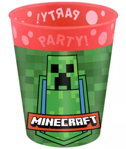 Minecraft Party micro prémium műanyag pohár 250 ml