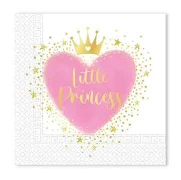 Hercegnők Little Princess szalvéta 20 db-os 33x33 cm FSC
