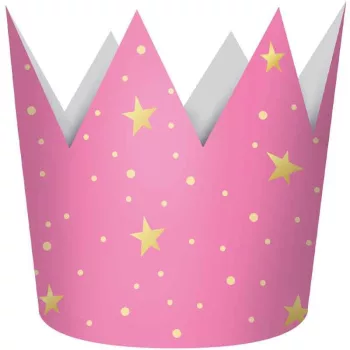 Hercegnők Little Princess parti korona 4 db-os
