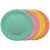 Színes Pastel Mixed micro prémium műanyag lapostányér 4 db-os szett 21 cm