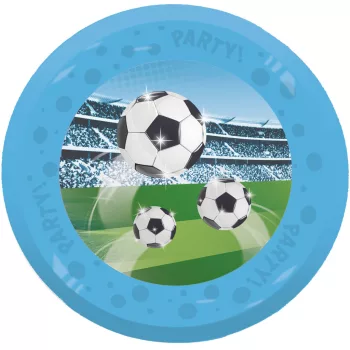   Focis Soccer Fans micro prémium műanyag lapostányér 4 db-os szett 21 cm